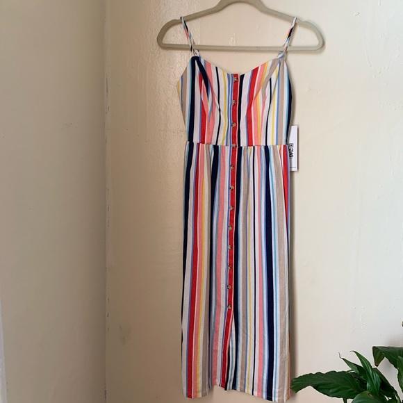 Emerlad Saundae stripe midi dress - Picture 7 of 9